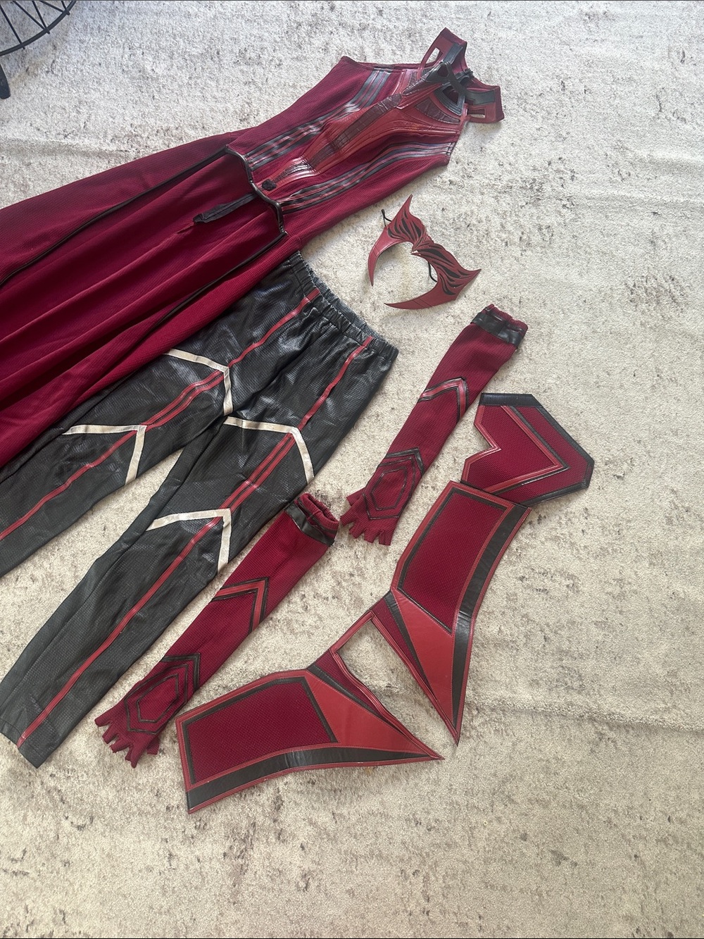 Scarlett Witch Marvel Superhero Costume Set- cosplay Dress, Pants & accessories - Picture 6 of 6